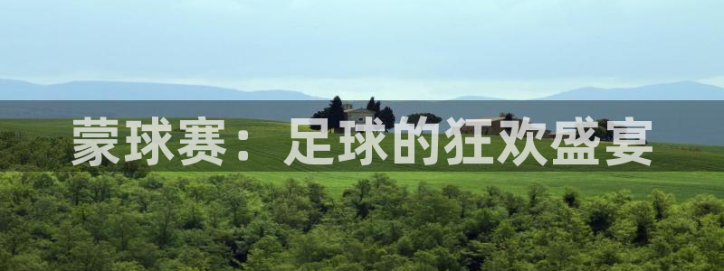 江南jn体育官网：蒙球赛：足球的狂欢盛宴